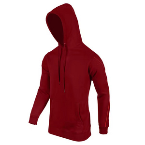 Maroon Hoodie Design Manufacturing Hoodies Heavyweight Blank High-Quality Wholesale 100 Cotton Men Oversized Hoodie