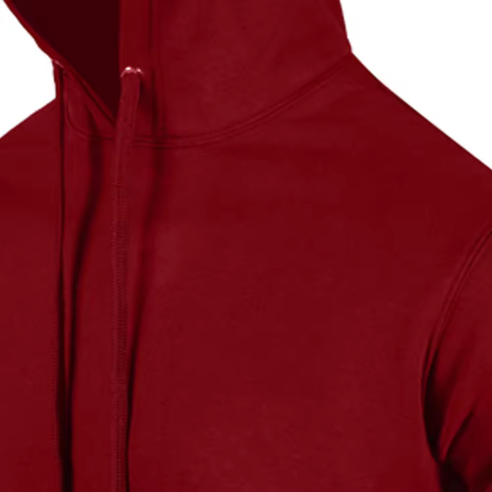 Maroon Hoodie Design Manufacturing Hoodies Heavyweight Blank High-Quality Wholesale 100 Cotton Men Oversized Hoodie