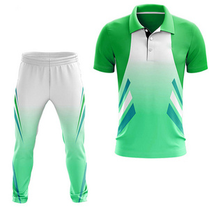 Best Sublimation Cricket Uniform Latest Designed Cricket Uniform Kit Latest New Design Cricket Jersey and Pants uniforms kit