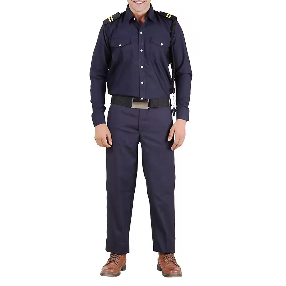 Security Guard Dress Uniform Safety Uniform Shirts Reflective Tape  Top Selling Product Security Work Wear Uniforms Set