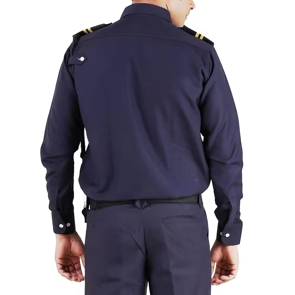 Security Guard Dress Uniform Safety Uniform Shirts Reflective Tape  Top Selling Product Security Work Wear Uniforms Set