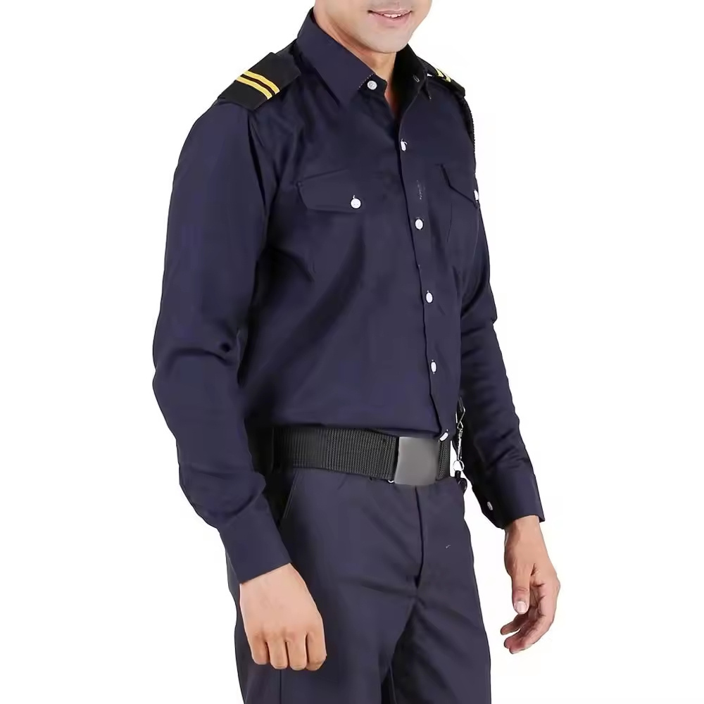 Security Guard Dress Uniform Safety Uniform Shirts Reflective Tape  Top Selling Product Security Work Wear Uniforms Set