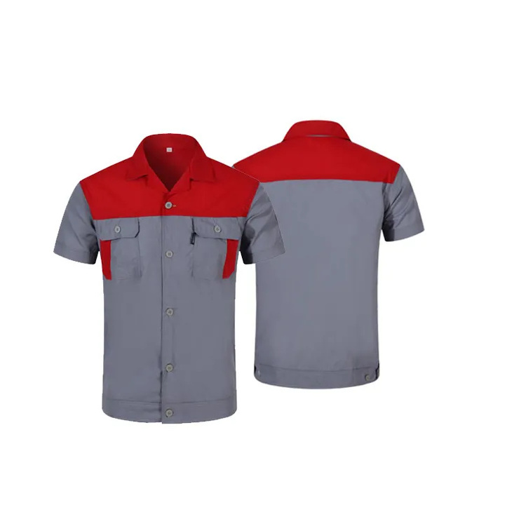 Short Sleeve Security Guard 100% Cotton Multi pocket Hot Sell High Quality Factory Design  Security Guard Uniforms