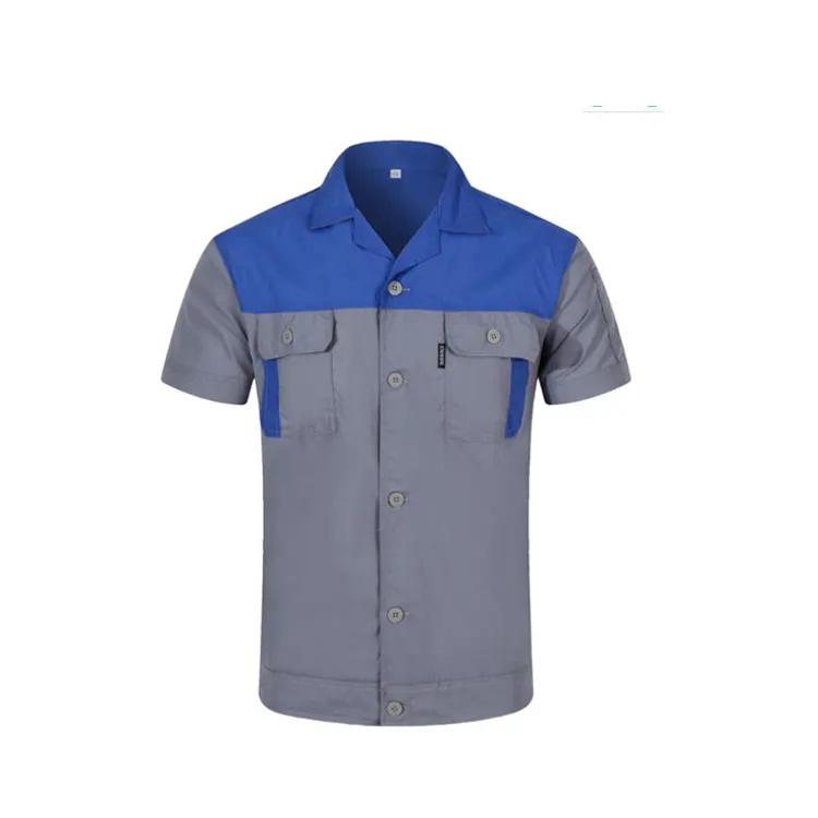 Short Sleeve Security Guard 100% Cotton Multi pocket Hot Sell High Quality Factory Design  Security Guard Uniforms