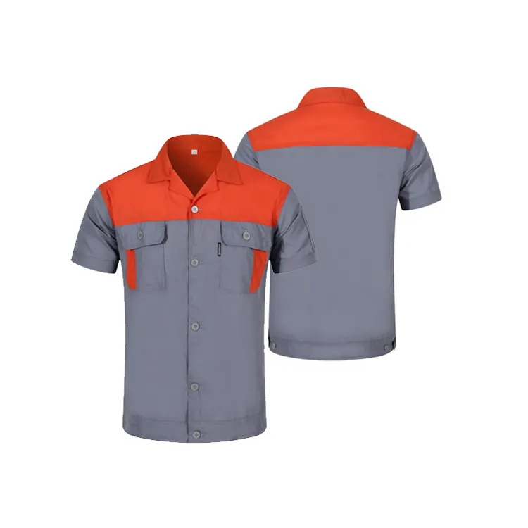 Short Sleeve Security Guard 100% Cotton Multi pocket Hot Sell High Quality Factory Design  Security Guard Uniforms