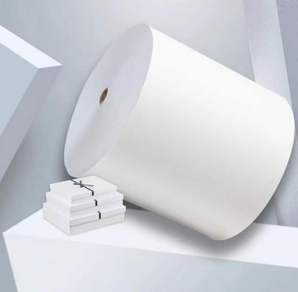 200gsm white bleached paper roll high quality for making paper bag