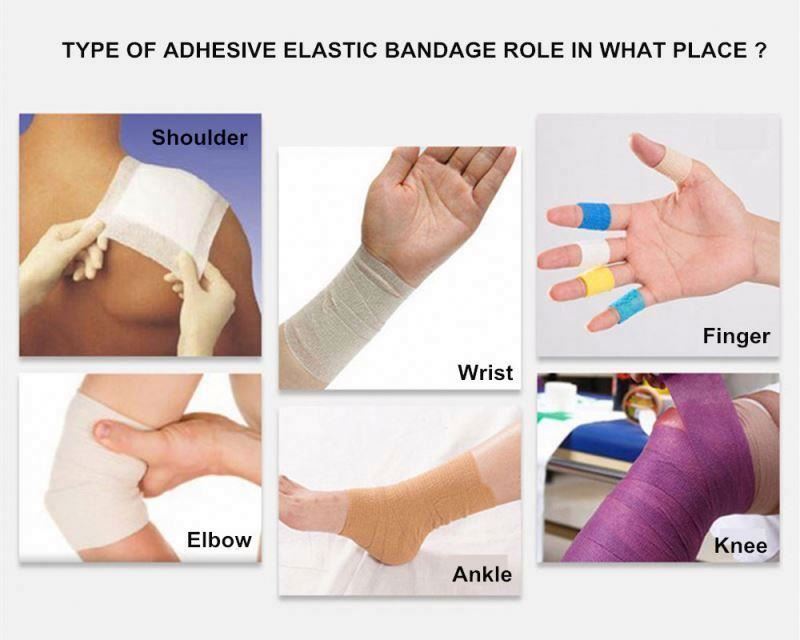 Free Samples Medical Self Adhesive Elastic Crepe Bandage