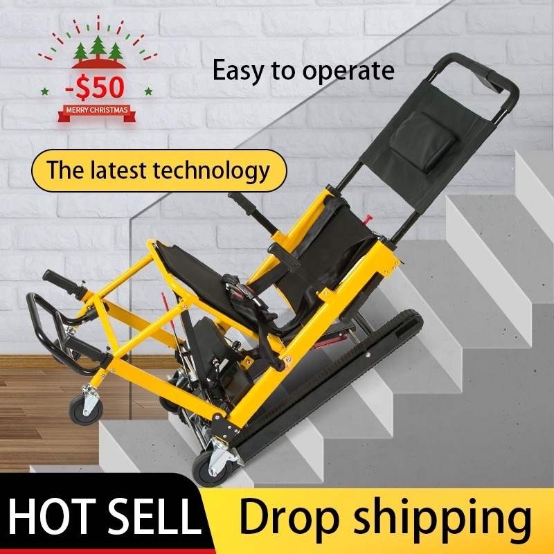 Hot sell in stock  2020 new design stainless steel Best selling Stair Climbing electric wheelchair power wheelchair really light