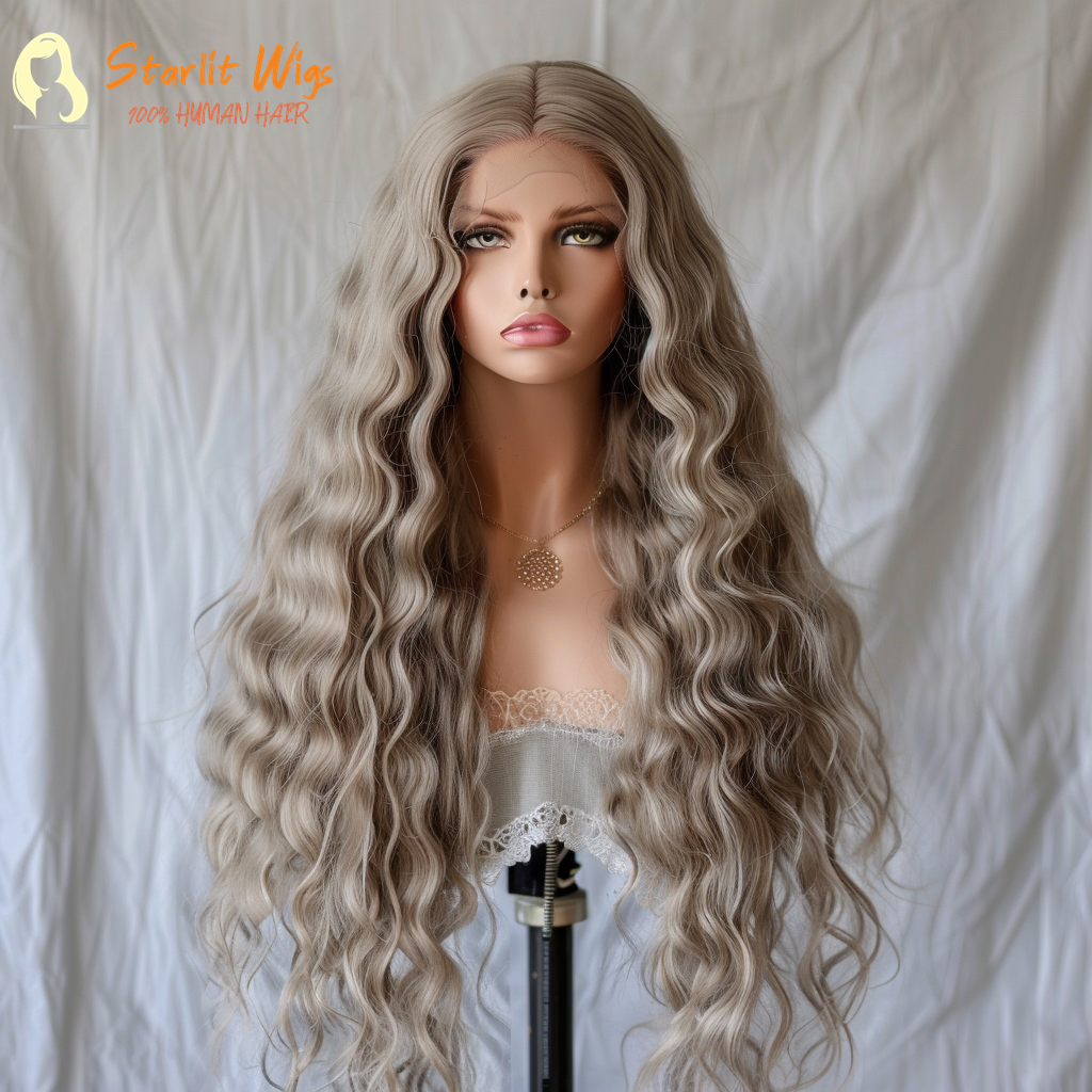 wholesale Deep wave water wave curly  Full lace wigs virgin hair  Peruvian human hair wigs with baby hair for black women