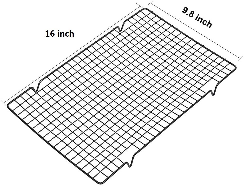 Cooling Rack Baking Rack. Stainless Steel Oven and Dishwasher Safe. Fits Half Sheet Cookie Pan