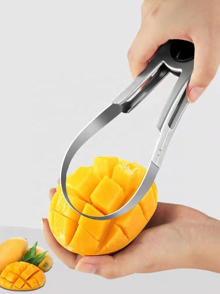 New Design 2 in 1 Stainless Steel Avocado Slicer for kitchen