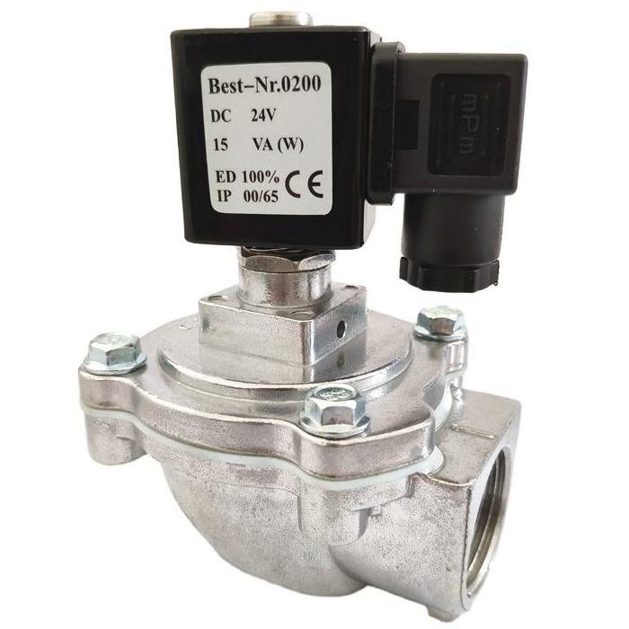 3inch DMF-Z-76S Right Angle Pulse Solenoid Double Diaphragm Valve For Bagfilter Dust Cleaning