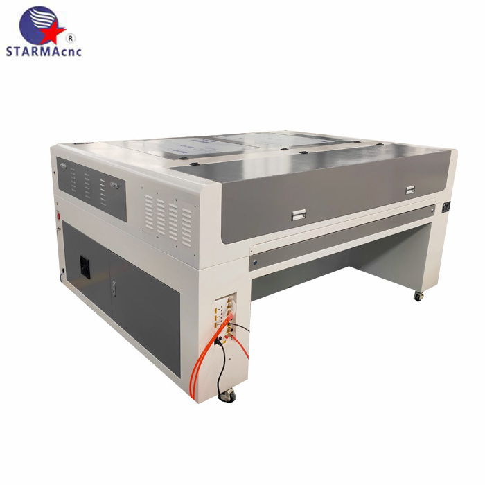 STARMA cnc Mixed hybrid co2 laser engraving cutting machine 1390 with 300w and 80w