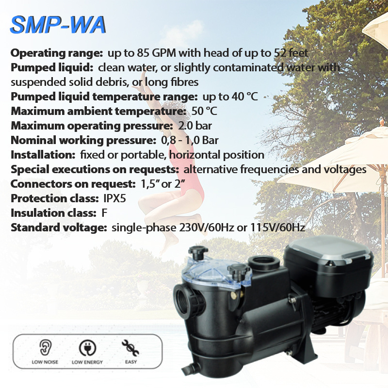 Starmatrix SMP-WA551 0.75HP variable speed pool pump