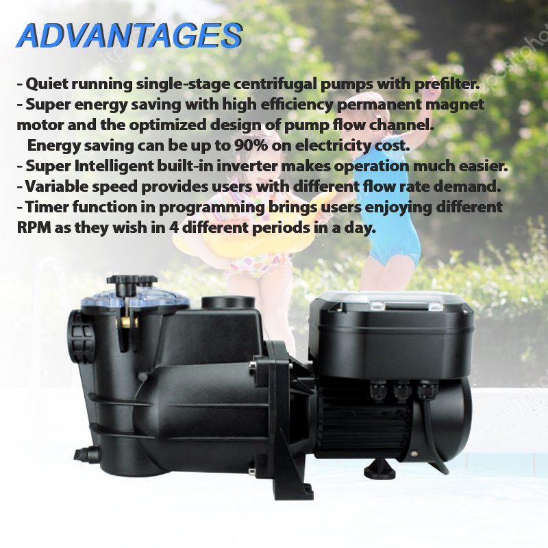 Starmatrix SMP-WA551 0.75HP variable speed pool pump