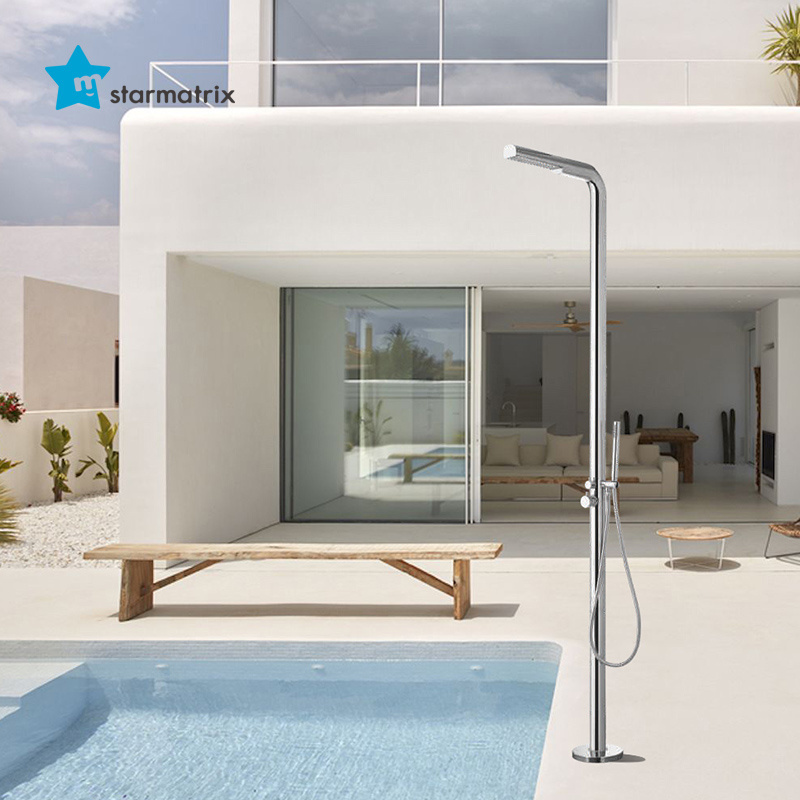 STARMATRIX SS1057  316 stainless steel outdoor solar outdoor shower stand stainless steel