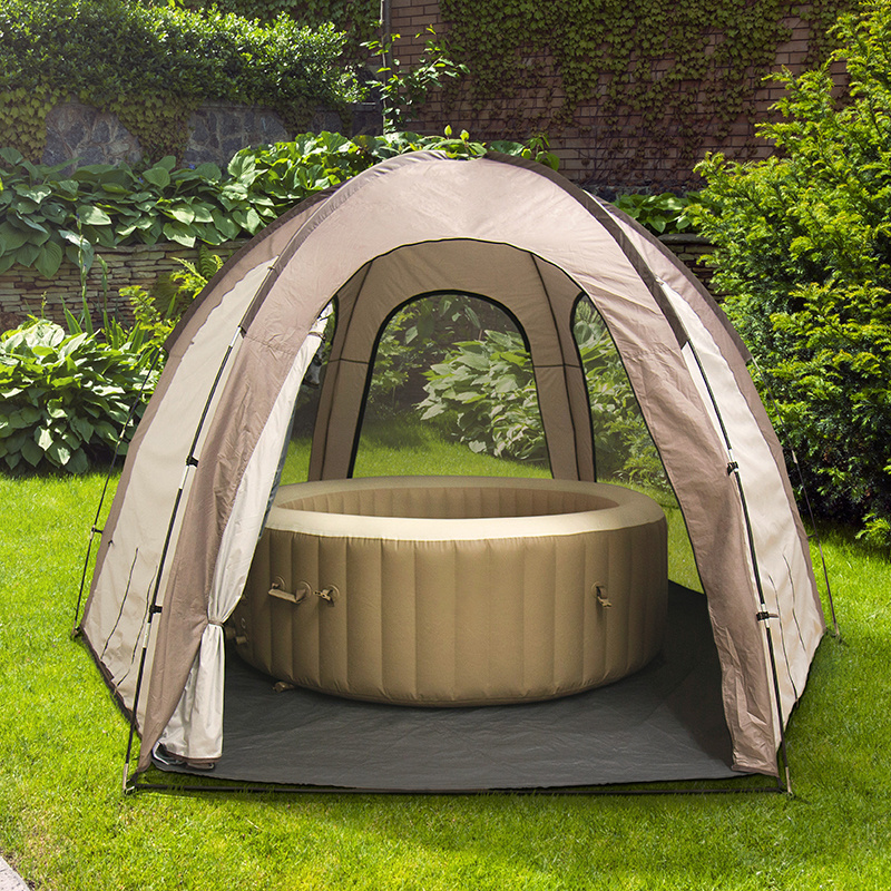 Starmatrix PH-01 hot tub dome Inflatable Spa Tent with 6 Weights for Outdoor Camping Pool hot tub tent dome