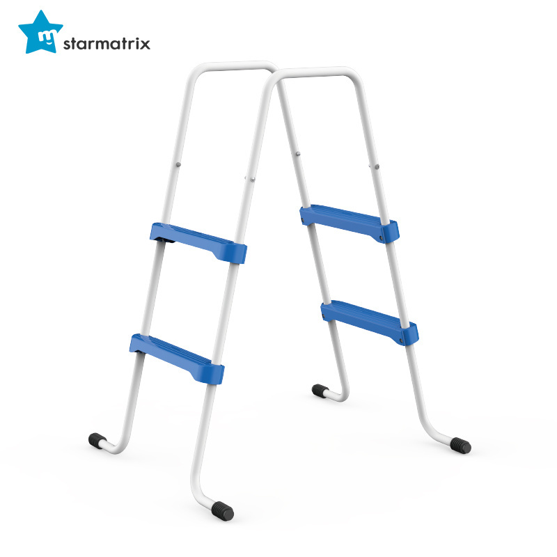 STARMATRIX 912 folding pool ladder steps swimming pool ladder portable on ground swimming pool ladder