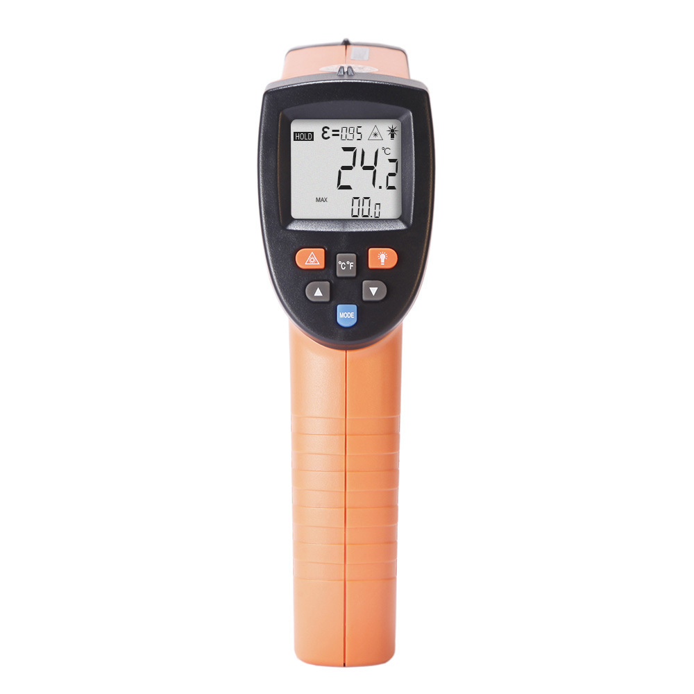 306B RuoShui Thermometer Gun Laser Thermometer  Non Contact 700 Degree Industrial Temperature Infrared Thermometer