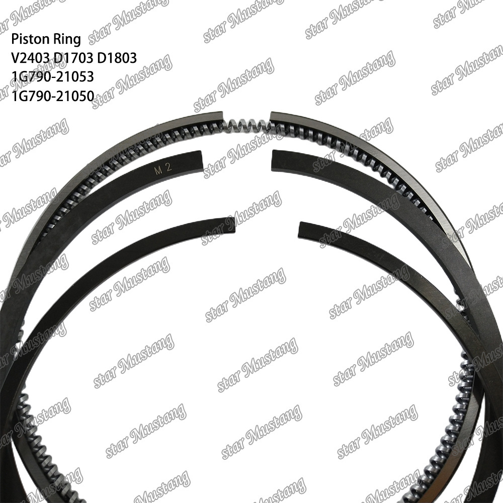 V2403 D1703 D1803 Piston Ring 1G790-21053 1G790-21050 Suitable For Kubota Engine Parts