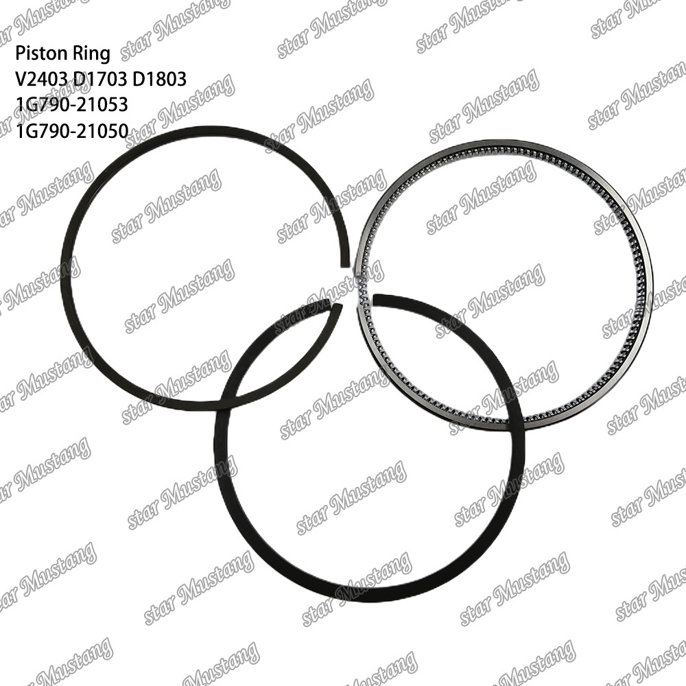 V2403 D1703 D1803 Piston Ring 1G790-21053 1G790-21050 Suitable For Kubota Engine Parts