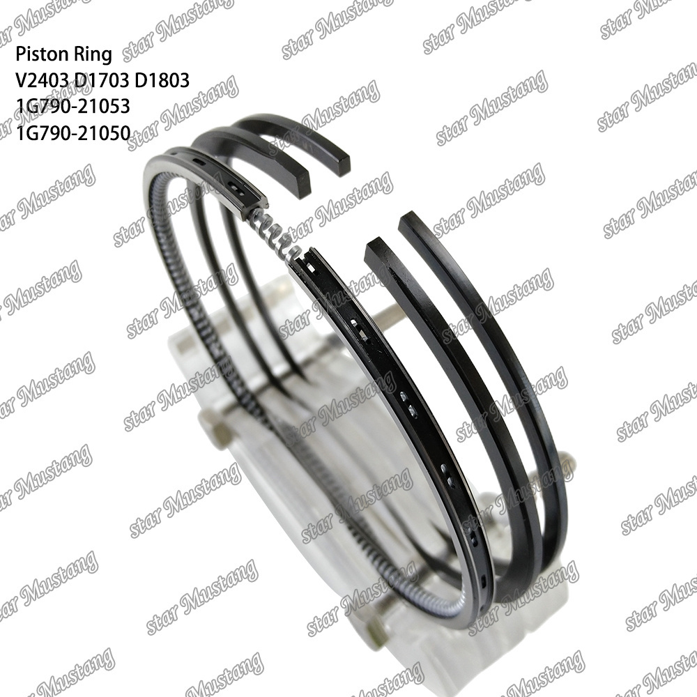 V2403 D1703 D1803 Piston Ring 1G790-21053 1G790-21050 Suitable For Kubota Engine Parts