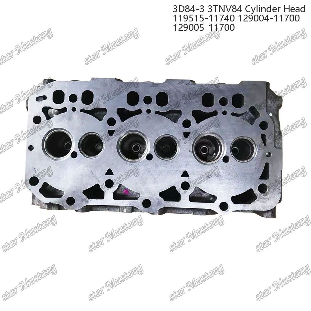 3D84-3 3TNV84 Cylinder Head 119515-11740 129004-11700 129005-11700 For Yanmar Diesel Engine