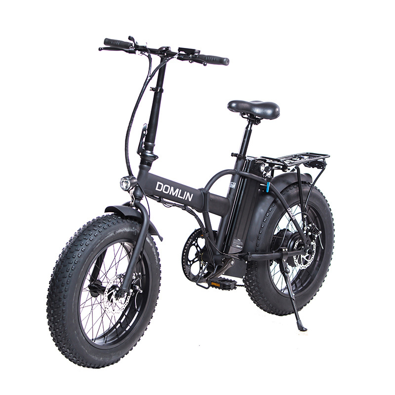 DOMLIN New Model Mid Tube 250W 750W 20 Inch Fat Tire Ebike Electric Folding Bike