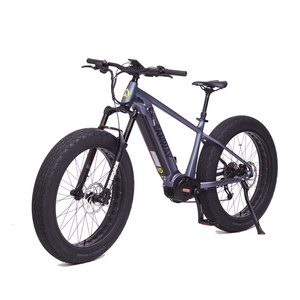 High Quality Popular 26 Inch Suspension Chopper Bicycle Motorized Bicycle Fat tire Electric Chopper Bike