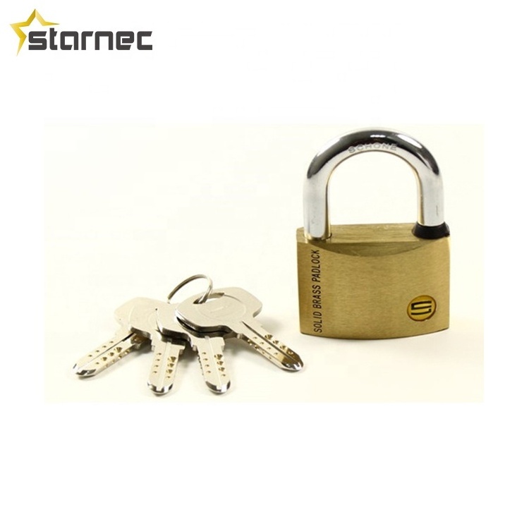 High Quality Safe Security Gate China Solid Brass Padlock For Door Lock