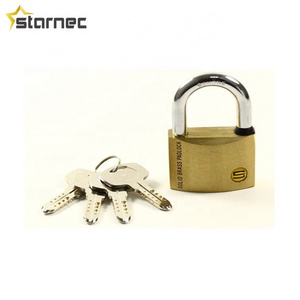 High Quality Safe Security Gate China Solid Brass Padlock For Door Lock