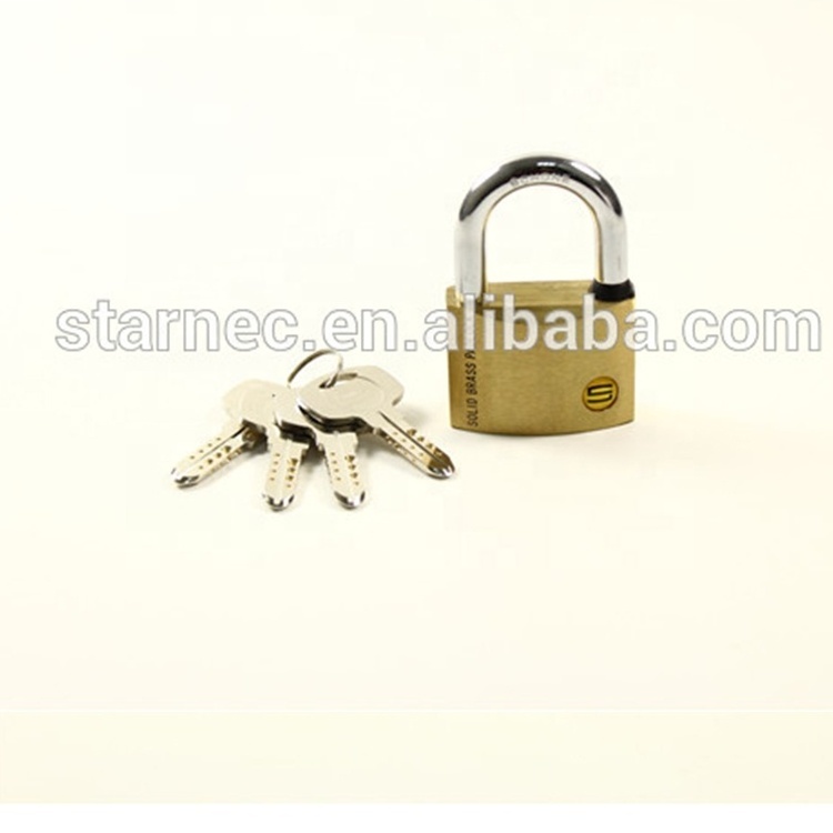 High Quality Safe Security Gate China Solid Brass Padlock For Door Lock