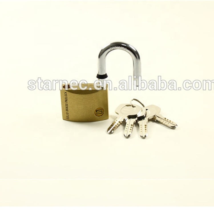 High Quality Safe Security Gate China Solid Brass Padlock For Door Lock