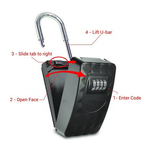 Watersports Car Vehicle Combination Padlock Surf Key Safe Pod Lock Box