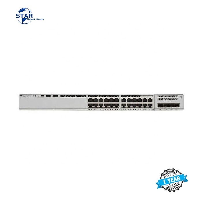 New F/S C9200L 24 Ports POE Layer 3 + 4x1G uplink Switch, C9200L-24P-4G-E