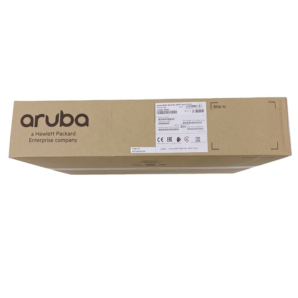 JL256A New Original Aruba 2930F 48G PoE+ 4SFP+ Swch HPE Aruba Switch Network Switches