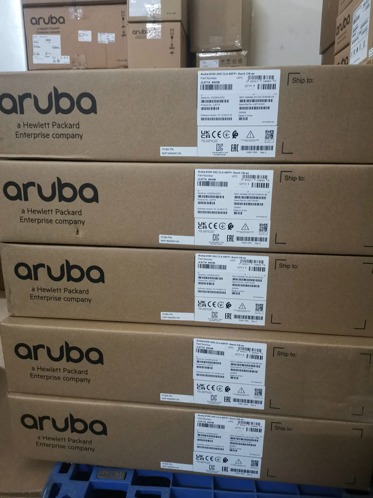 Aruba 6100 24G CL4 4SFP+ network switch 24 port switch JL677A