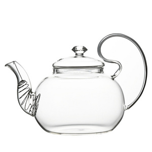 Home office brewing tea bubble tea heat-resistant large capacity high borosilicate glass pot