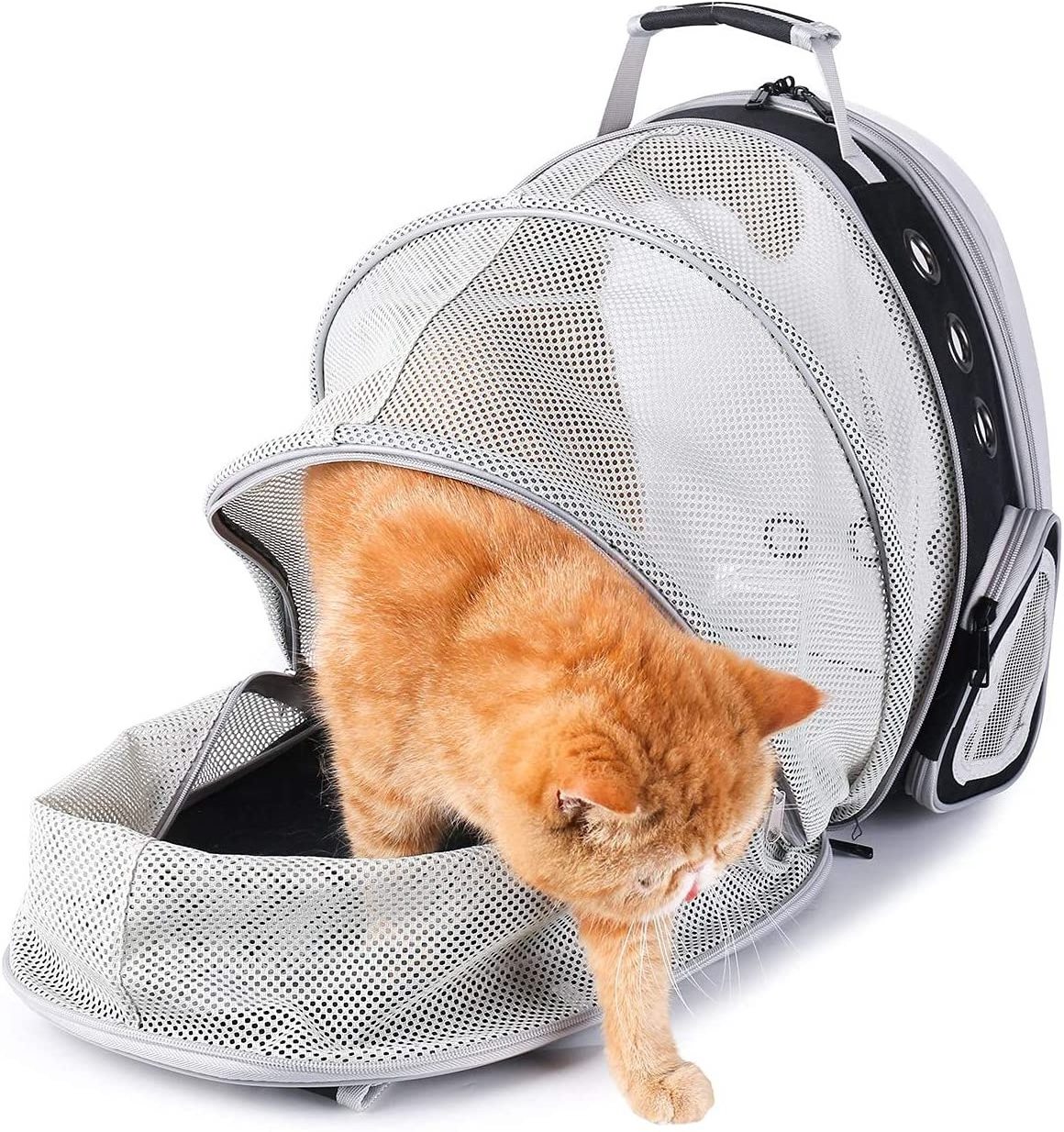 Hot Sale Expandable Transparent Bubble Space Capsule Pet Cat Carrying Carrier Backpack Pet Travel Carrier Bag