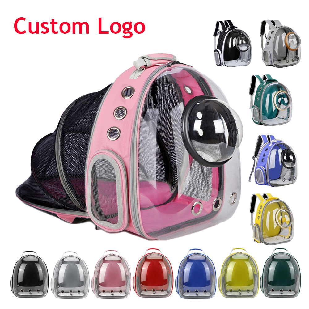 Hot Sale Expandable Transparent Bubble Space Capsule Pet Cat Carrying Carrier Backpack Pet Travel Carrier Bag