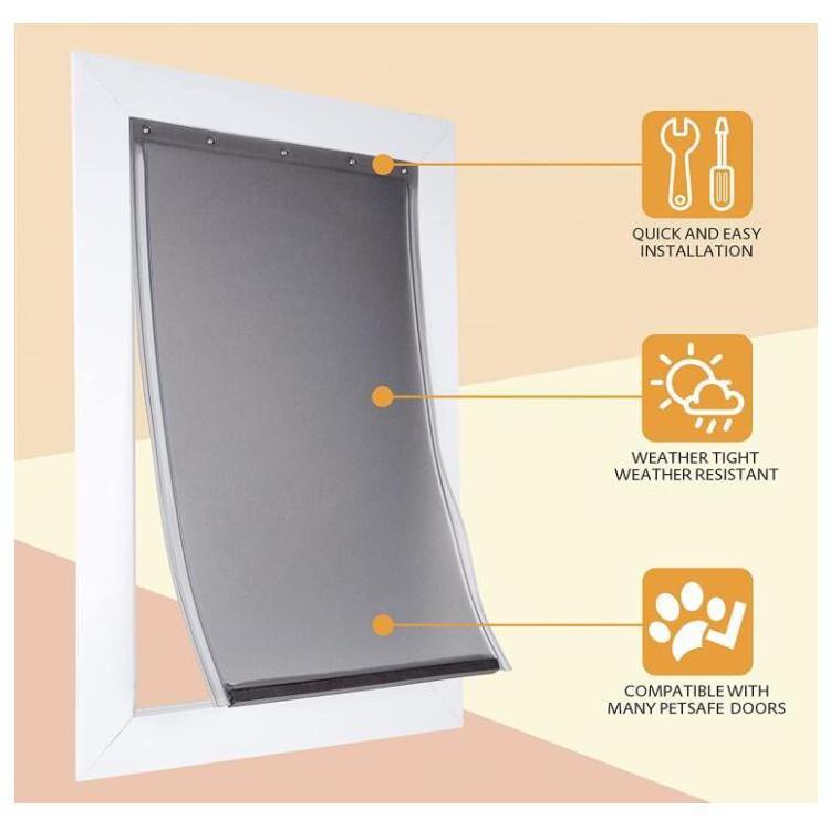 LovePaw TPU Pet Door Replacement Flaps Pet Safe Dog Gates Replace Security Door Dog Door Replacement Flaps