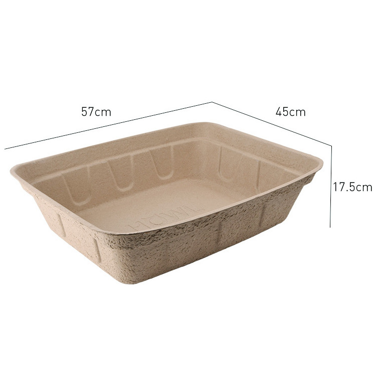 Pet Supplies Cat Travel Portable Paper Litter Box Eco Friendly Disposable Water Repellent Biodegradable Cat Litter Box