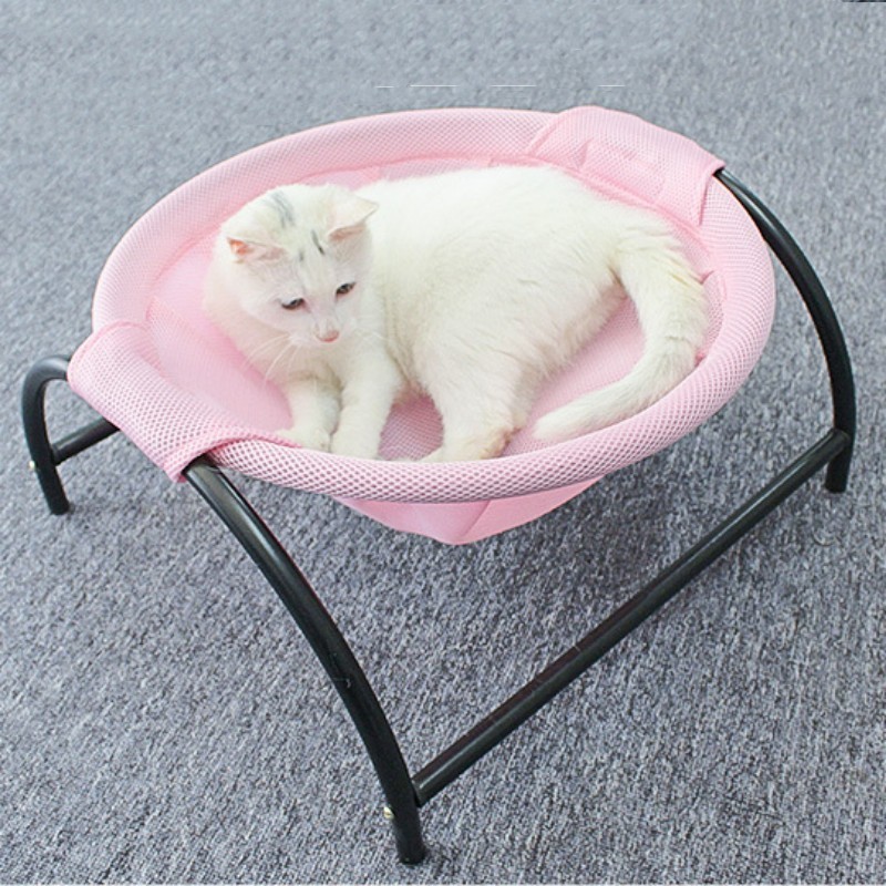 Wholesale Custom Free Standing Round Breathable Pet Bed Cat Hammock Cat Nest Removable And Washable Pet Bed