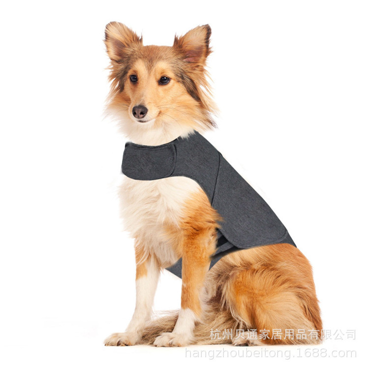 Hot Selling Comfortable Anti Anxiety and Stress Relief Dog Calming Coat Vest Wrap for Dogs Clothes custom Pet Clothes