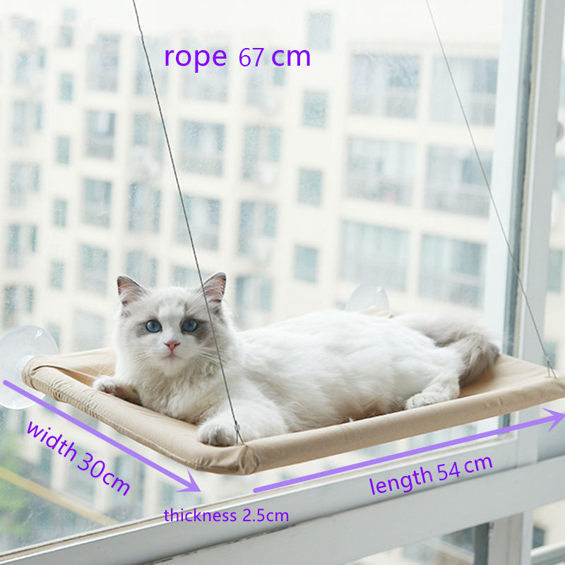 Wholesale Cat Window Perch Hammock Bed Seat with Suction Cups Space Saving Wall Mounted Pets Cat Hammock