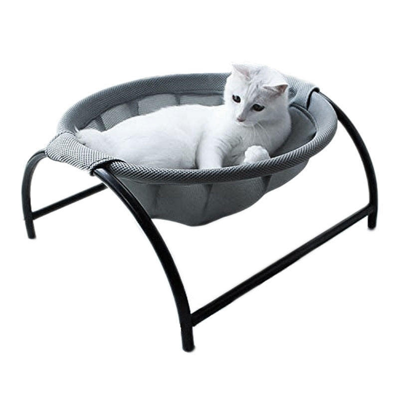 Wholesale Custom Free Standing Round Breathable Pet Bed Cat Hammock Cat Nest Removable And Washable Pet Bed