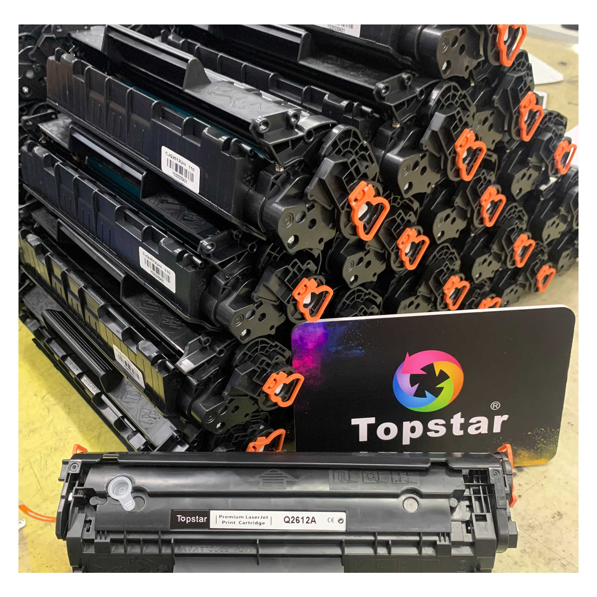 Topstar Popular Q2612A 2612A 12A Compatible Printer Toner Cartridges for HP Laserjet 1010/1012/1018/1015/3030/3020/3015/1020