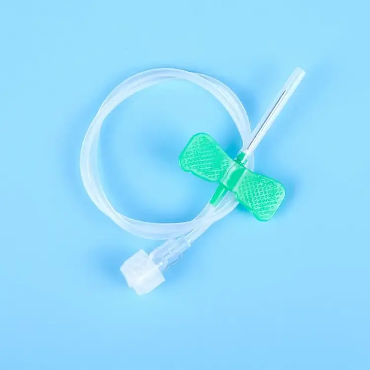 Disposable Scalp Vein Set Butterfly Winged IV Administration Double Wing Infusion Needle Manufacturer