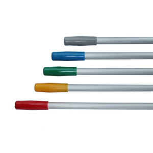 High Quality 4ft Aluminium Handle with Grip and Screw Durable Aluminum Metal Pole Disposable and Recycle Various Colours