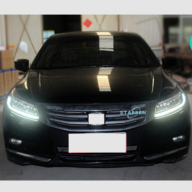 High-quality car front bumper headlight LED xenon headlights for Honda Accord 8 upgrade 9.5 generation